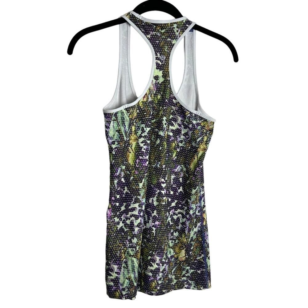 Lululemon Cool Racer Back Floral Sports Racer Back Tank - Picture 2 of 4